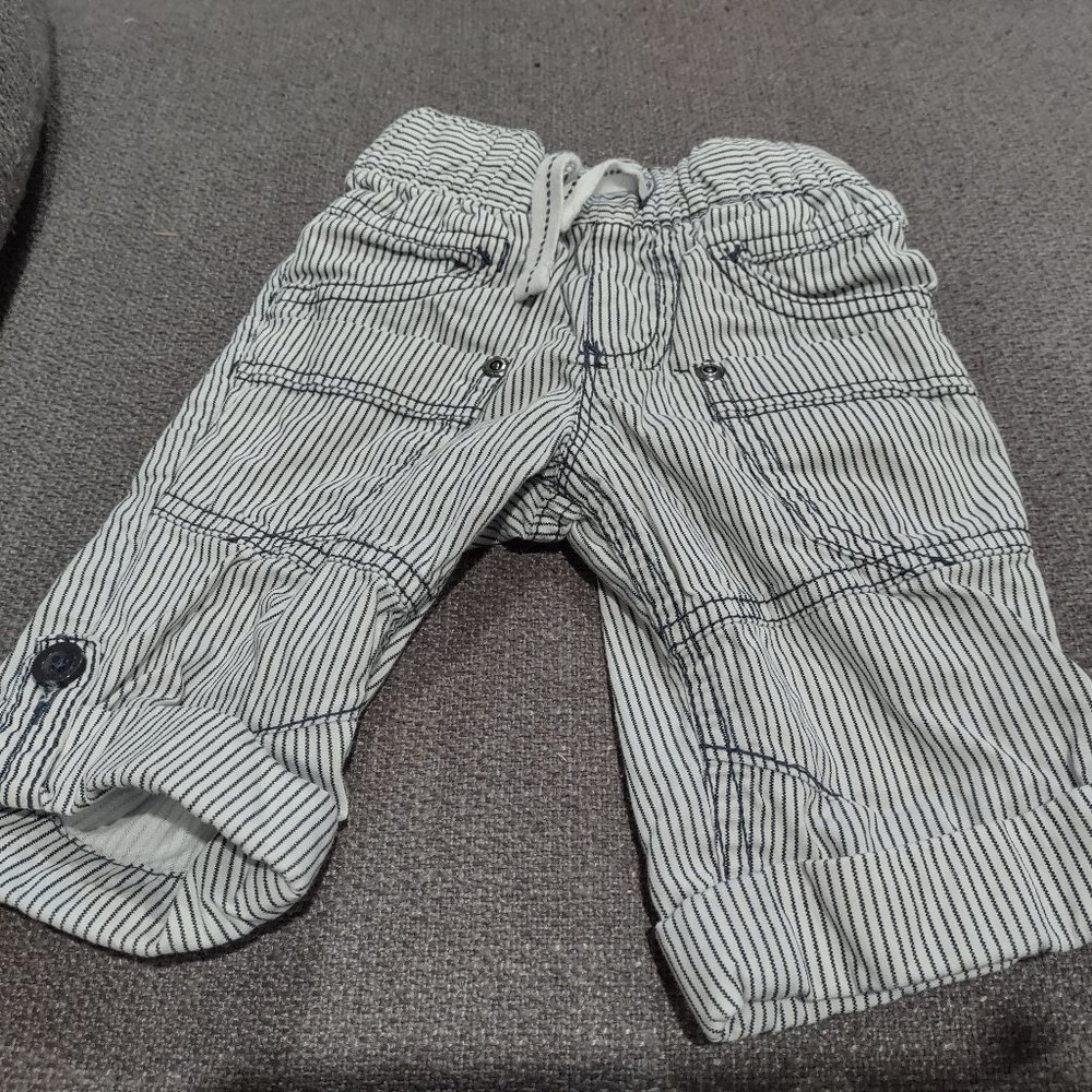 Striped Cargo Shorts